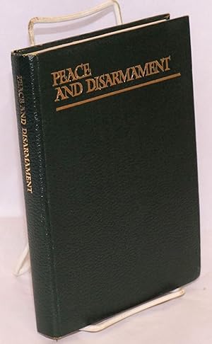 Peace and disarmament: academic studies, 1982