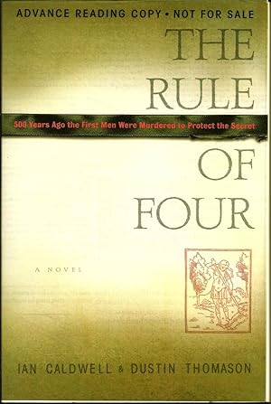 Seller image for THE RULE OF FOUR for sale by Charles Agvent,   est. 1987,  ABAA, ILAB