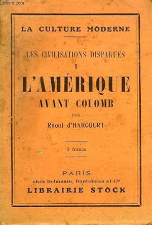 Bild des Verkufers fr L'AMERIQUE AVANT COLOMB zum Verkauf von Le-Livre