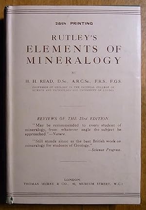 Seller image for Rutley's Elements of Mineralogy for sale by Books at yeomanthefirst