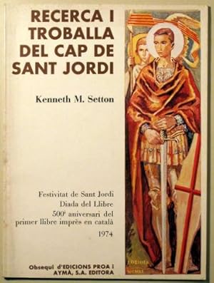 Seller image for RECERCA I TROBALLA DEL CAP DE SANT JORDI [ Felicitaci de Nadal de Joan B. Cendrs ] for sale by Llibres del Mirall