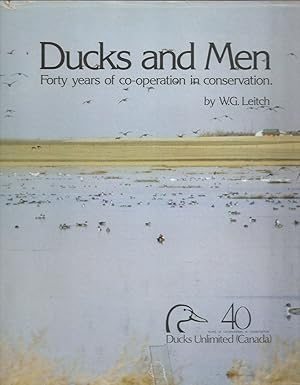 Seller image for DUCKS AND MEN. By W.G. Leitch. for sale by Coch-y-Bonddu Books Ltd