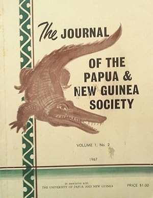 Seller image for The Journal of the Papua and New Guinea Society; Volume 1 No.2 for sale by Banfield House Booksellers