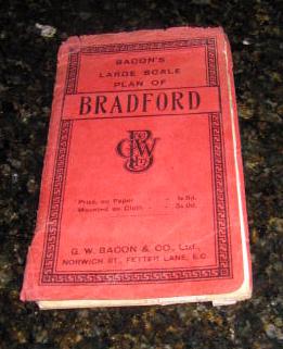Bacon's Large Scale Plan of Bradford (With Street Index)