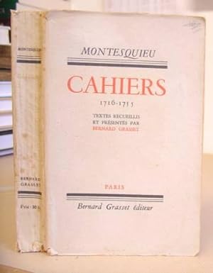 Cahiers ( 1716 - 1755 )