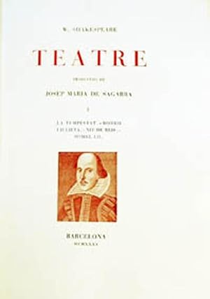 Seller image for TEATRE. for sale by Libreria Anticuaria Farr