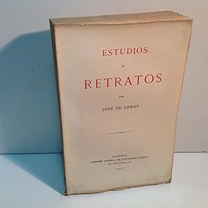 Bild des Verkufers fr ESTUDIOS Y RETRATOS ARMAS JOSE DE 1911 zum Verkauf von LIBRERIA ANTICUARIA SANZ