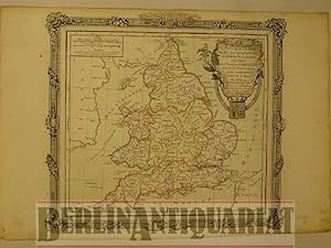 Immagine del venditore per England. L'Angleterre. Divise en 5 grande Parties, subdivise en 52 Comts et partage en 2 Provinces Ecclsiastiques. England, geteilt in 5 groe Teile, unterteilt in 52 venduto da BerlinAntiquariat, Karl-Heinz Than