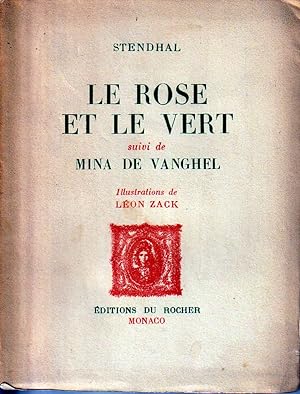 Seller image for Le rose et le Vert suivi de Mina Vanghel for sale by ARTLINK