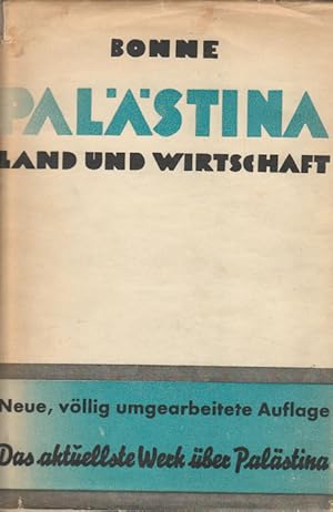 Bild des Verkufers fr Palastina. Land und Wirtschaft. zum Verkauf von Asia Bookroom ANZAAB/ILAB