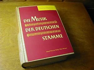 Image du vendeur pour Musik der deutschen Stmme. Mit 16 Kunstdrucktafeln, Karte des deutschen Siedlungsraumes und Volksweisenanhang mis en vente par Antiquariat Fuchseck