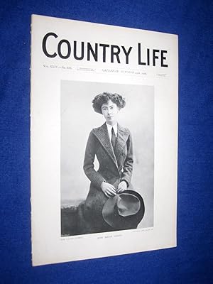 Immagine del venditore per Country Life. No 616. 24th October 1908, Miss Maud Coats, Bridge House Weybridge, Residence of Mr H.S.Trower, The Yacht Cicely, On the Green (golf), venduto da Tony Hutchinson