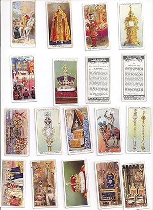 Seller image for The King's Coronation (18 Tobacco cards) for sale by DR Fine Arts