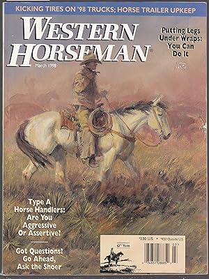 Imagen del vendedor de Western Horseman Magazine March 1998 a la venta por Laura Books