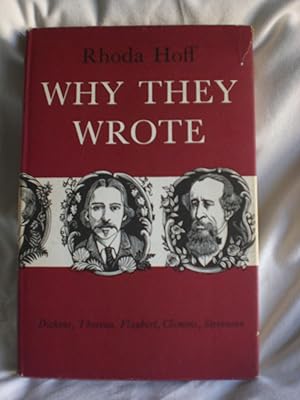 Why they wrote: Dickens, Thoreau, Flaubert, Clemens, Stevenson