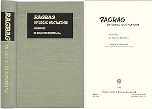 Bild des Verkufers fr Ragbag of Legal Quotations zum Verkauf von The Lawbook Exchange, Ltd., ABAA  ILAB