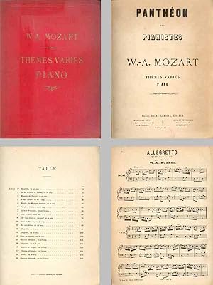 Thèmes Variés. Piano