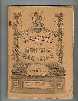 Bild des Verkufers fr HARPER'S NEW MONTHLY MAGAZINE. September 1894 zum Verkauf von Jim Hodgson Books