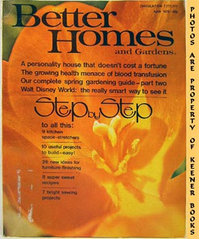Better Homes And Gardens Magazine: April 1972 Vol. 50, No. 4 Issue