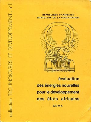 Imagen del vendedor de Evaluation des nergies nouvelles pour le dveloppement des tats africains a la venta por Sylvain Par