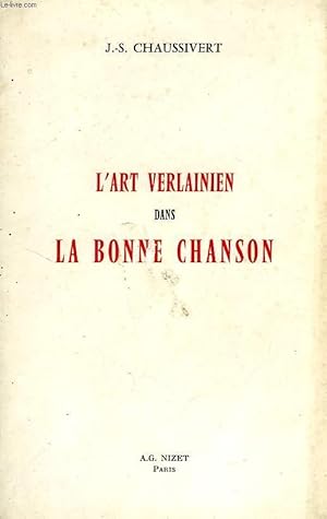 Seller image for L'ART VERLAINIEN DANS LA BONNE CHANSON for sale by Le-Livre