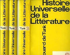 Bild des Verkufers fr HISTOIRE UNIVERSELLE DE LA LITTERATURE, 3 TOMES zum Verkauf von Le-Livre