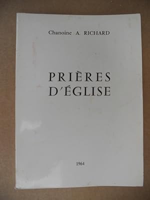 Seller image for Prieres d'eglise for sale by Frederic Delbos