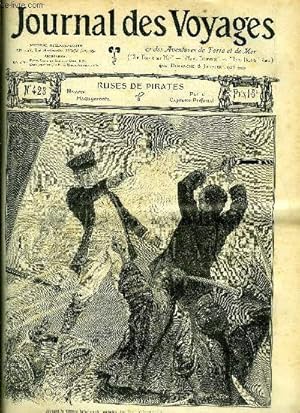 Image du vendeur pour Journal des voyages et des aventures de terre et de mer n 423 - 2e srie - Ruses de pirates (navires maquignonnets) par le capitaine Prfontal, Fiance mexicaine, VII par Louis Boussenard, L'antilope gnou, Vingt deux mois dans les glaces par Otto mis en vente par Le-Livre