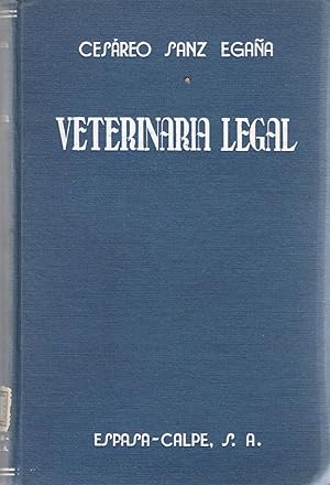 Seller image for VETERINARIA LEGAL for sale by Librera Torren de Rueda