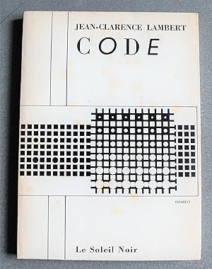 Bild des Verkufers fr Code. Couverture illustr Par Vasarely. zum Verkauf von BALAGU LLIBRERA ANTIQURIA