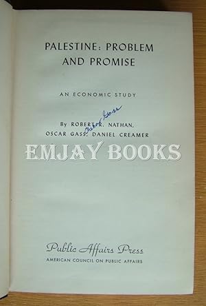 Seller image for Palestine, Problems and Promise. for sale by EmJay Books