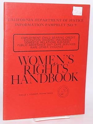 Imagen del vendedor de Women's rights handbook a la venta por Bolerium Books Inc.