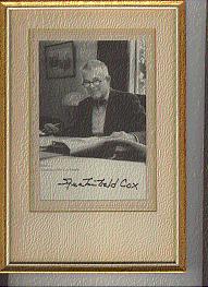 SIGNED BOOKPLATES/AUTOGRAPHS a b/w photo of ARICHIBALD COX