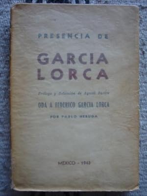 Imagen del vendedor de Presencia de Garca Lorca a la venta por Libros del cuervo