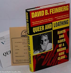 Seller image for Queer and Loathing: rants and raves of a raging AIDS clone for sale by Bolerium Books Inc.