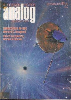 Bild des Verkufers fr ANALOG Science Fiction/ Science Fact: September, Sept. 1975 ("Pro") zum Verkauf von Books from the Crypt