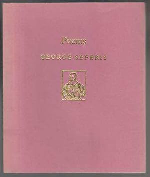 Imagen del vendedor de George Seferis Poems a la venta por HORSE BOOKS PLUS LLC