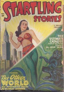 Image du vendeur pour STARTLING Stories: November, Nov. 1949 mis en vente par Books from the Crypt