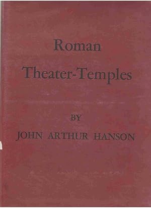 Seller image for Roman Theater Temples for sale by Books on the Boulevard