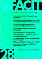 Facit - Beiträge zur marxistischen Theorie und Politik 28