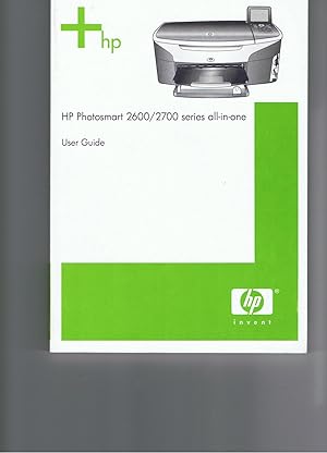 Image du vendeur pour HP Photosmart 2600/2700 series all-in-one User Guide mis en vente par Anoeth Ltd