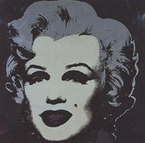 Marilyn Monroe 1967 in Black, Dark Gray and Light Gray.