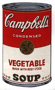 Campbell's Soup I 1968. Vegetable Made with Beef Stock.