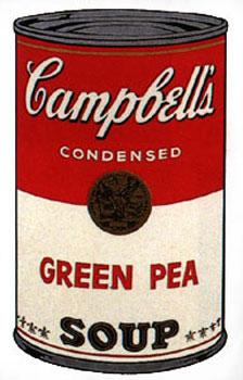 Campbell's Soup I 1968. Green Pea.