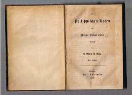 Bild des Verkufers fr Philippischen Reden bersetzt von J. Christ. F. Bhr zum Verkauf von Allguer Online Antiquariat