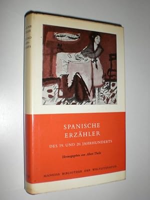 Bild des Verkufers fr Spanische Erzhler des 19. und 20. Jahrhunderts. Herausgegeben von Werner Peiser nd Albert Theile. zum Verkauf von Stefan Kpper