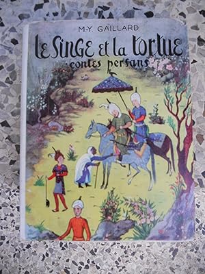 Image du vendeur pour Le singe et la tortue - Contes et poemes persans - Illustrations de Pierre Rousseau mis en vente par Frederic Delbos