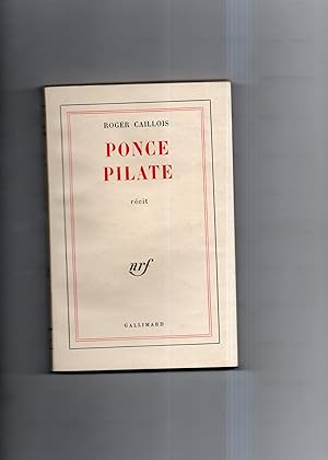 Image du vendeur pour PONCE PILATE. Rcit. mis en vente par Librairie CLERC