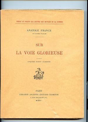 Seller image for SUR LA VOIE GLORIEUSE. for sale by Librairie CLERC