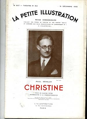 CHRISTINE. Pièce en 4 actes.